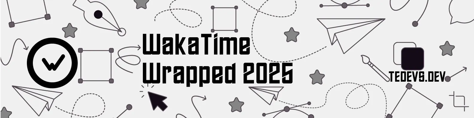 My WakaTime Wrapped 2025: rhythm and learnings